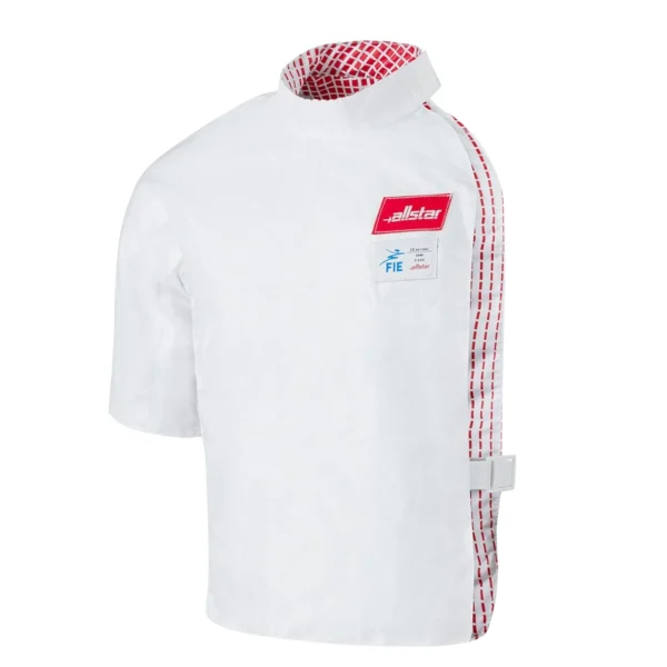 allstar Fencing FIE Certified 800N Bovine Lightweight Breathable Men's Sandwich Vest SPG-H - Image 2