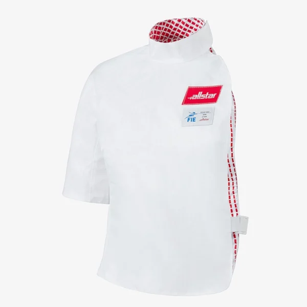 allstar Fencing FIE Certified 800N Bovine Lightweight Breathable Women's Sandwich Vest SPG-D - Image 2