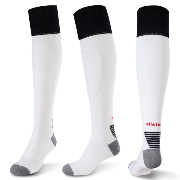 allstar flower heavy wear fencing socks professional competition basic white fencing socks FSTR-B - Image 2