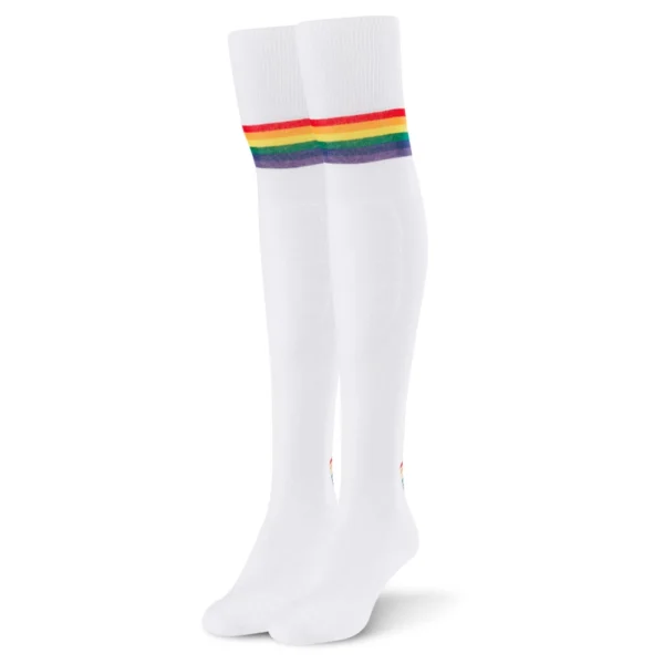allstar flower heavy wear Rainbow long fencing socks Professional competition basic fencing socks FSTR-B-R