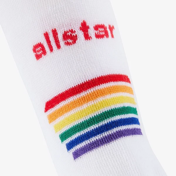 allstar flower heavy wear Rainbow long fencing socks Professional competition basic fencing socks FSTR-B-R - Image 2