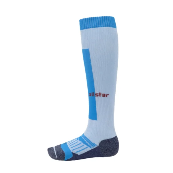 allstar Germany imported flower heavy wear red long fencing socks new blue pressure fencing socks FSTR-UT-F - Image 2